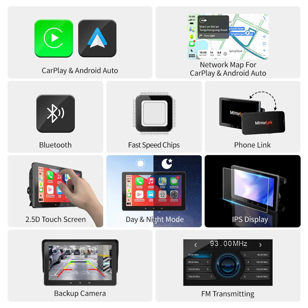 Touch Screen Car Play Radio