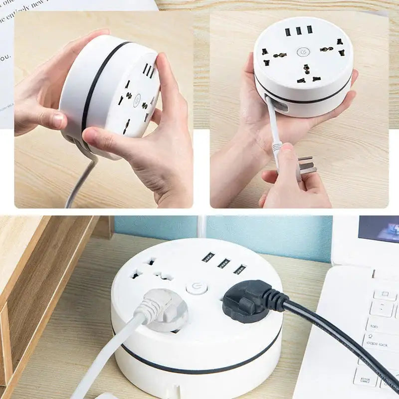 Universal Power Strip Extension Cord