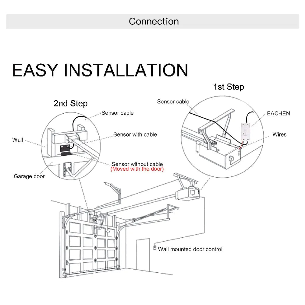 WiFi Smart Garage Door Controller