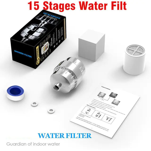 15 Stage Replacement Shower Water Filter