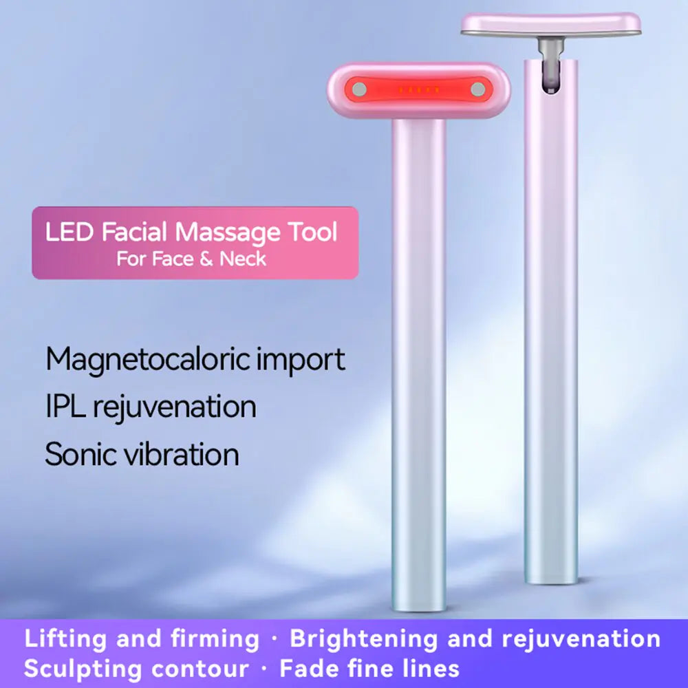 4 in 1 Facial Red Light Therapy Tool